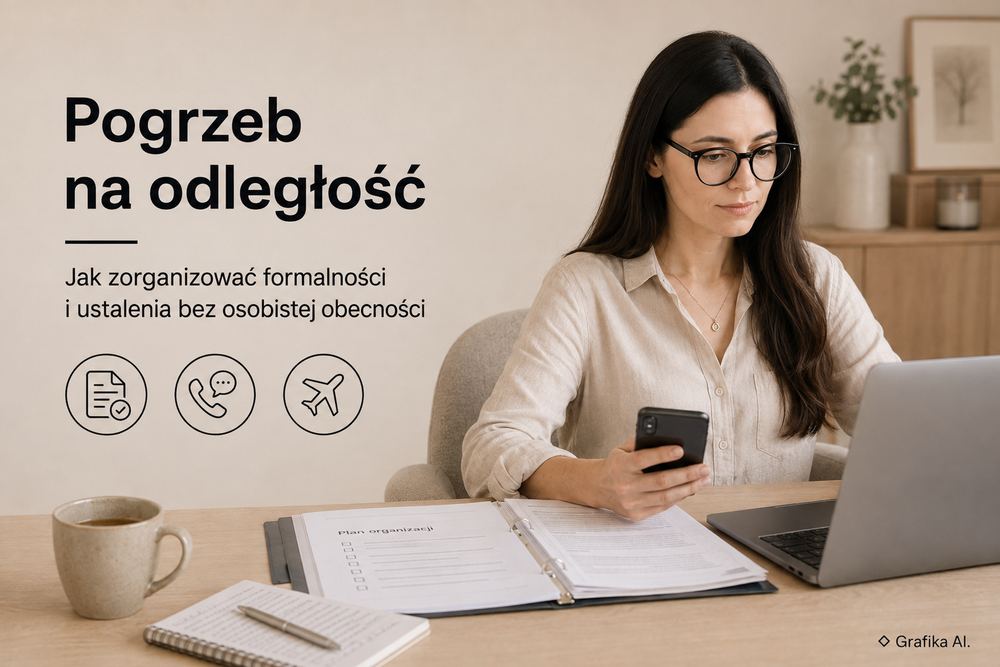 Organizacja pogrzebu na odległość z innego miasta lub kraju