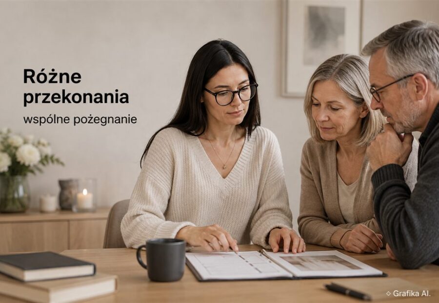 Pogrzeb międzywyznaniowy lub łączący elementy religijne i świeckie