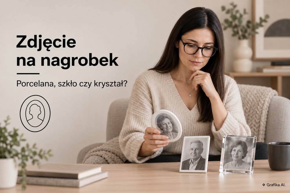 Zdjęcia na nagrobki – jaki materiał wybrać: porcelana, ceramika, szkło czy kryształ